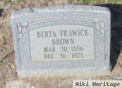 Berta Trawick Brown