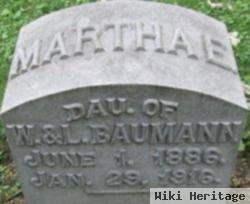 Martha E Baumann