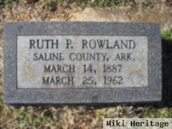 Ruth P Rowland