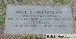 Pfc Paul S Holtzclaw