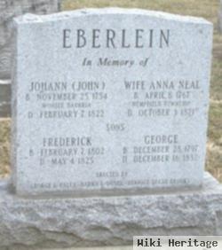 Anna Neal Eberlein