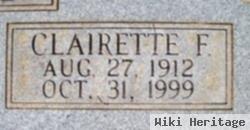 Clairette Frances Moore West