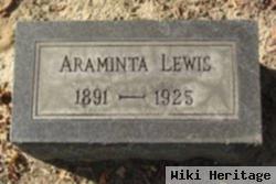 Araminta "minnie" O'dell Lewis