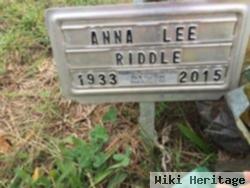 Anna Lee Porter Riddle