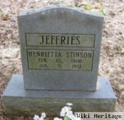 Henrietta Stinson Jeffries