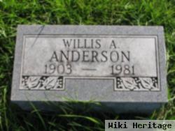 Willis A Anderson