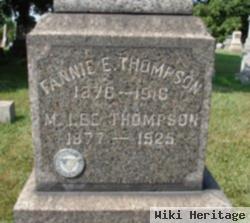 Fannie E Thompson