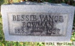 Bessie Vance Bowman