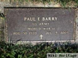 Paul E Barry