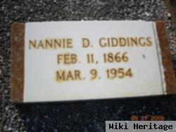 Nannie D. Giddings