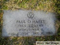 Paul O Hayes