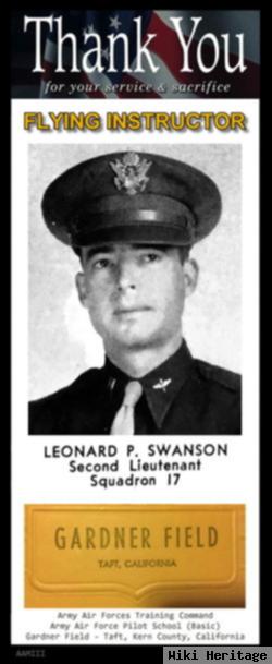 Capt Leonard Perry "lennie" Swanson