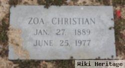 Zoa Christian