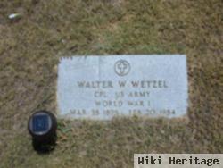 Walter W. Wetzel