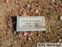 Sarah W Kinard