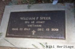 William Frank "billy" Speer