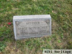 Alice M Kline Zurcher