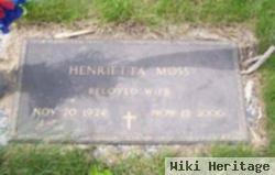 Henrietta De Boer Moss