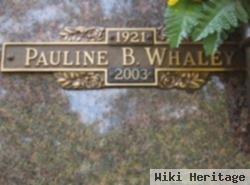 Pauline B. Whaley