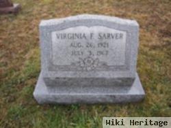 Virginia F. Buchanan Sarver