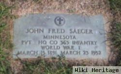 John Fred Gustav Saeger