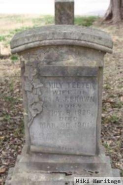 Emily Lucilla Teeter Brown