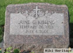 June G. Wheeler Kibling