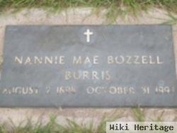 Nannie Mae Bozzell Burris