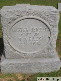 Martha Hendley Biles