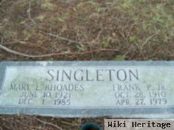 Frank P Singleton, Jr