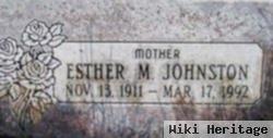 Esther M Jellesed Johnston