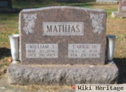 William J Mathias