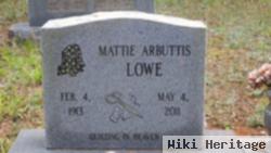 Mattie Arubuttis "bute" Lowe