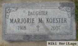 Marjorie M Koester