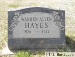 Warren Allen Hayes