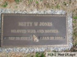 Betty W Jones