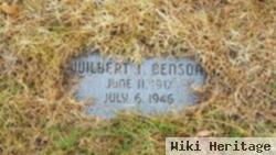 Wilbert T Benson