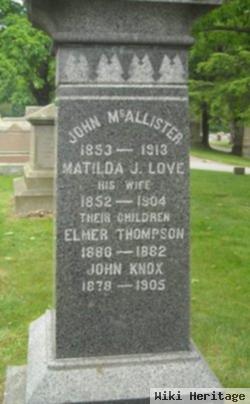 Matilda Jane Love Mcallister