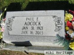 Paul E Adcock