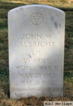 John W Albright