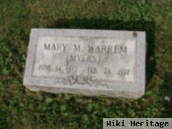 Mary M Myers Warrem