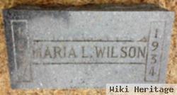 Maria L Wilson