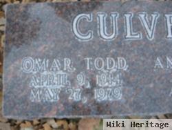 Omar Todd Culver