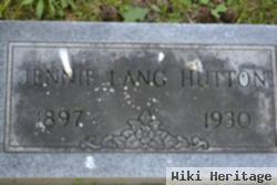 Jennie Lang Hutton