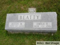 Betty M Beatty