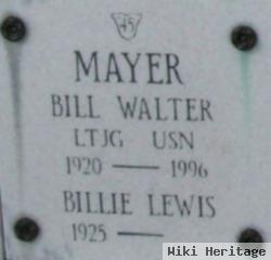 Ltjg Bill Walter Mayer