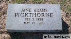 Jane Adams Pickthorne