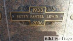 Betty Pantel Lewin