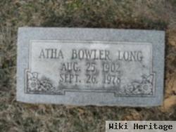 Atha Mae Bowler Long