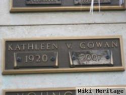 Kathleen V Cowan